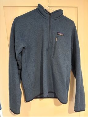 Patagonia Men's Slate Blue Half-Zip Fleece Pullover